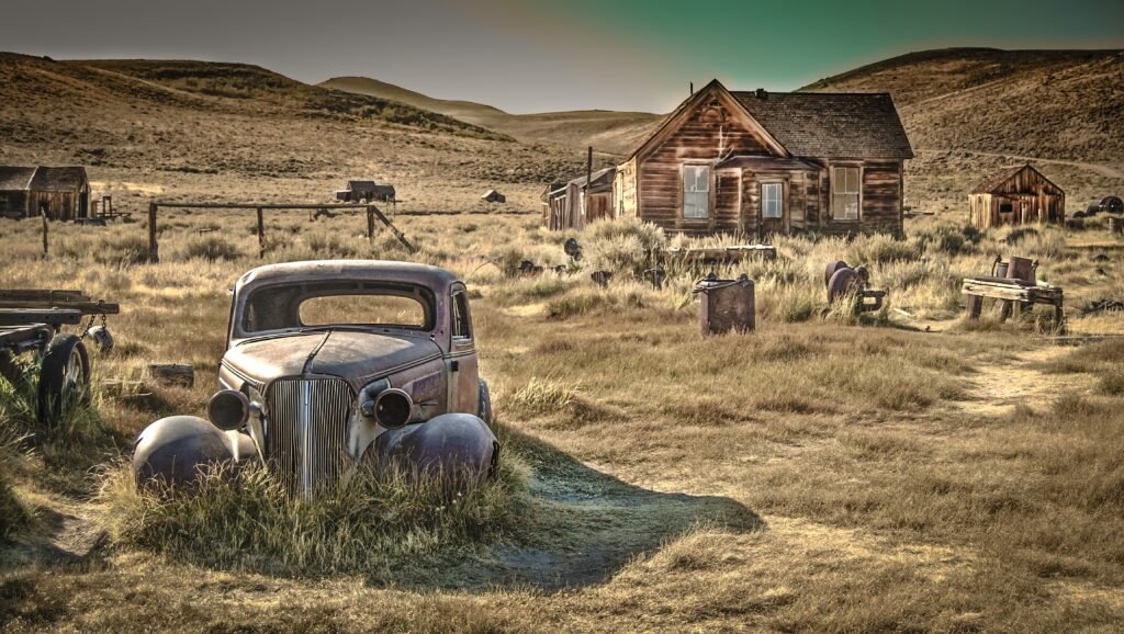 '37 Chevy, Bodie, ghost town, 2008. by Richard Murrin, exhibited at Aurea Photo Gallery.