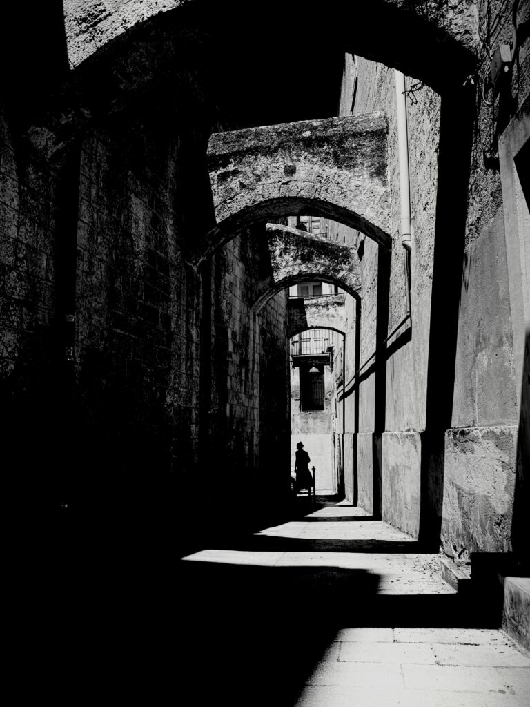 Shadows of Monopoli, 2025. by F.Glo, exhibited at Aurea Photo Gallery.