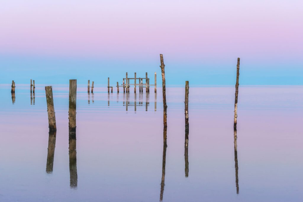 Echoes in Pastel Waters, 2025. by Allan Andersen, exhibited at Aurea Photo Gallery.