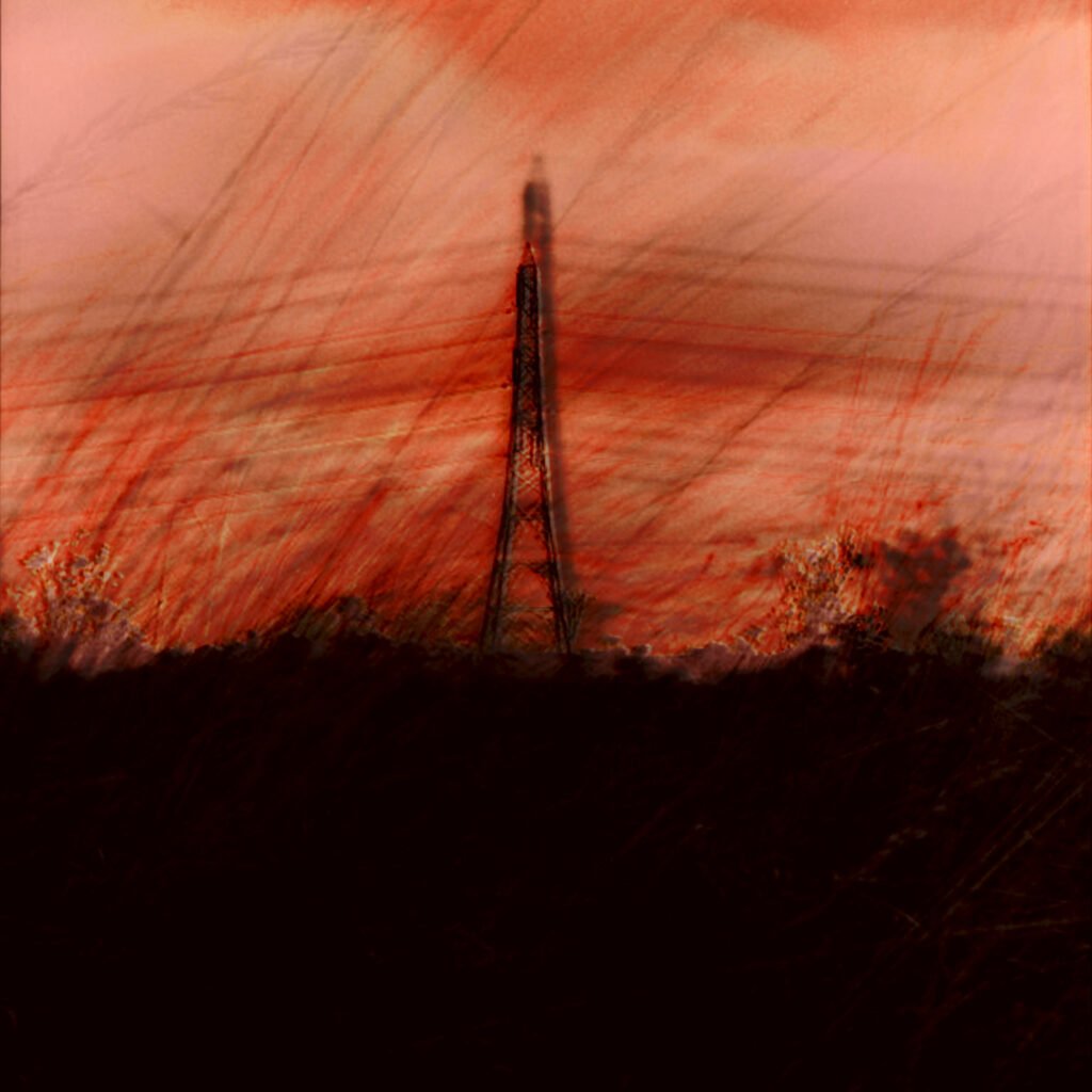 Pylon Merge, 2025. by Colin Wright, exhibited at Aurea Photo Gallery.