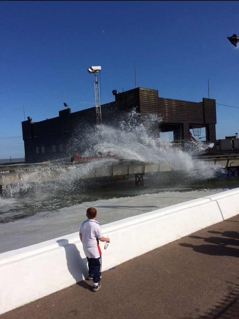 Log Flume, 2017. by Dan Ribera, exhibited at Aurea Photo Gallery.