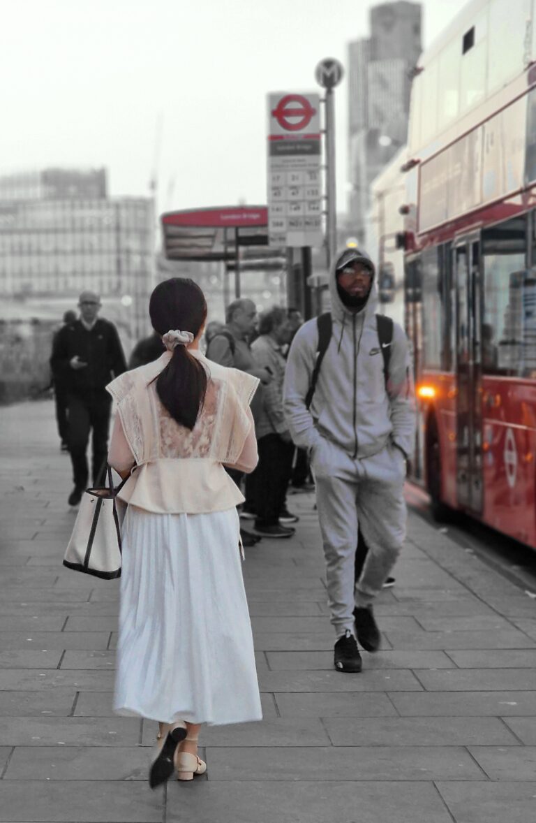 Stand out in the crowd, 2025, Digital photograph, limited edition (50) by amanda F woodhead, exhibited at Aurea Photo Gallery.