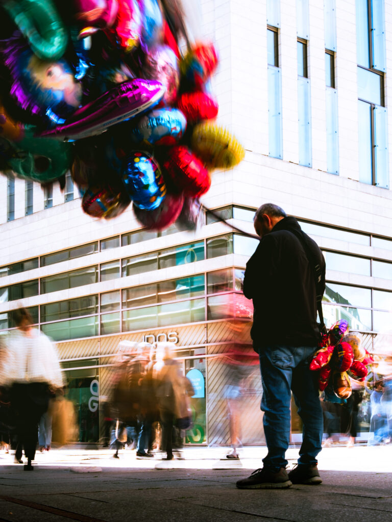 My Colors Are Floating All Over Your Sky, 2025, Digital photograph, 20″×30″, €550 by Yash Gurbani, exhibited at Aurea Photo Gallery.