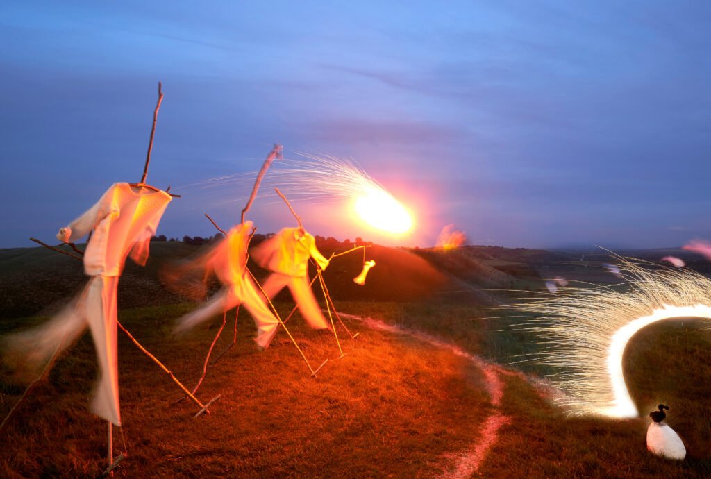 Ghosts of the Icknield Way, 2018. by Nick Read, exhibited at Aurea Photo Gallery.