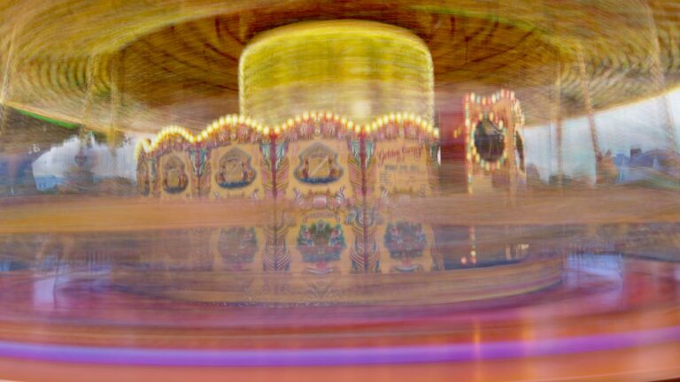 The Carousel, 2024. by Brigitte B Burckhardt, exhibited at Aurea Photo Gallery.