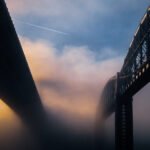 Two Bridges, 2025. by David George, exhibited at Aurea Photo Gallery.