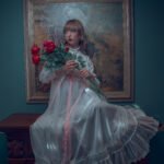 Stillness with Roses, 2025. by Vega Aster, exhibited at Aurea Photo Gallery.
