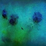 Submerged Echoes, 2025, digital by August Langhout, exhibited at Aurea Photo Gallery.