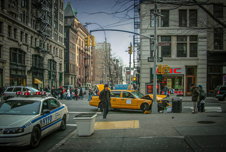 Broadway Incident, 2005. by Richard Murrin, exhibited at Aurea Photo Gallery.