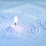 ZenーKaresansui 「Ripples of the Beginning」、2026. by Mieko Takagi, exhibited at Aurea Photo Gallery.