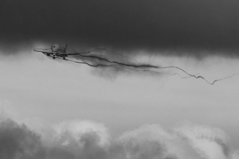 Airbus BelugaXL landing over the Elbe river in wet weather. by Antonio Pirro’, exhibited at Aurea Photo Gallery.