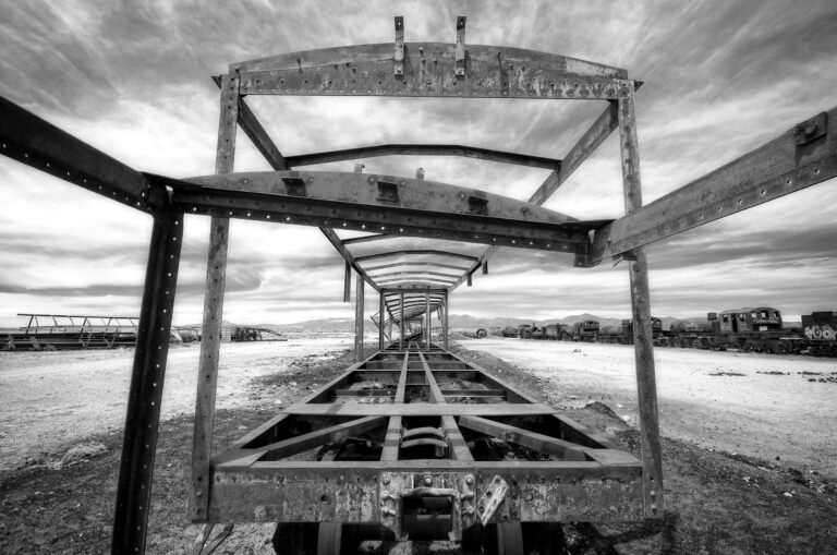 Train Graveyard, Uyuni, Bolivia, 2014, Digital Photography by Jeremiah A. Gilbert, exhibited at Aurea Photo Gallery.