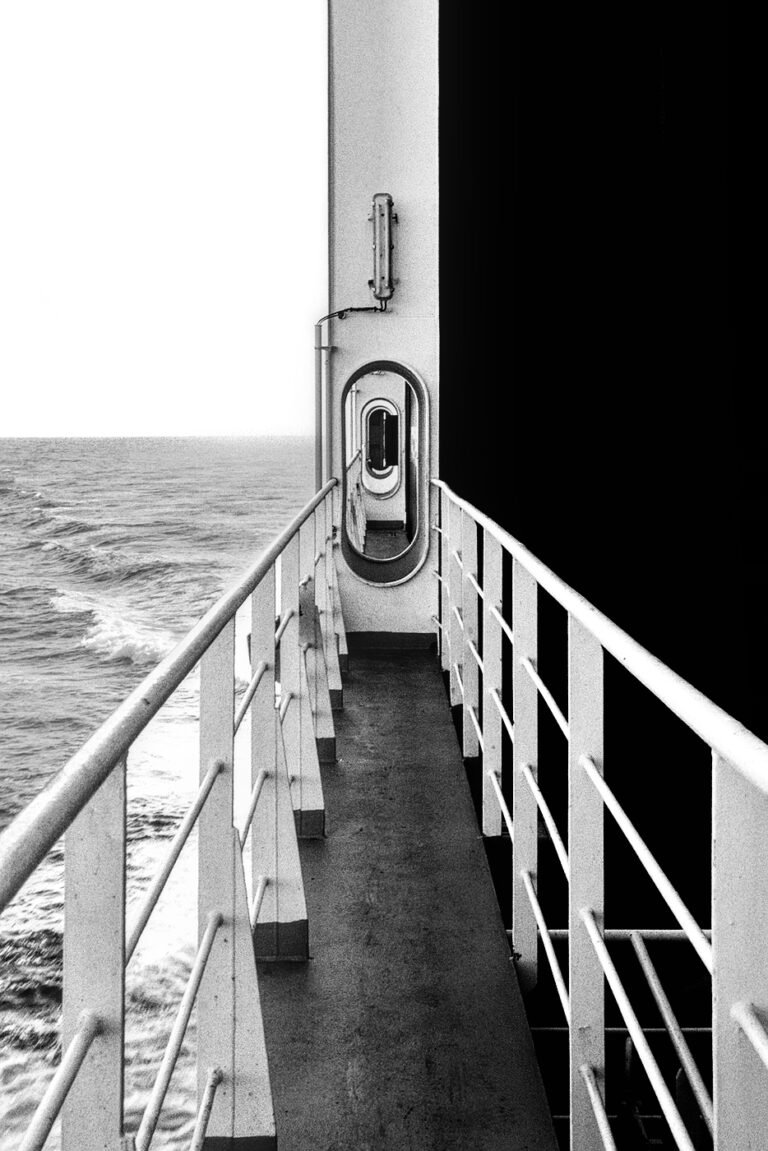 “The only way”; 2023, Film (Ilford Delta 100) by Karbon Blue, exhibited at Aurea Photo Gallery.