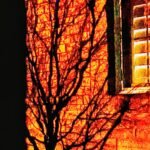 Shadows on The Brick Home, 2022. by Michael Watz, exhibited at Aurea Photo Gallery.