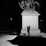 Light and Shade at the Louvre, 2025. by Michael Stierle, exhibited at Aurea Photo Gallery.