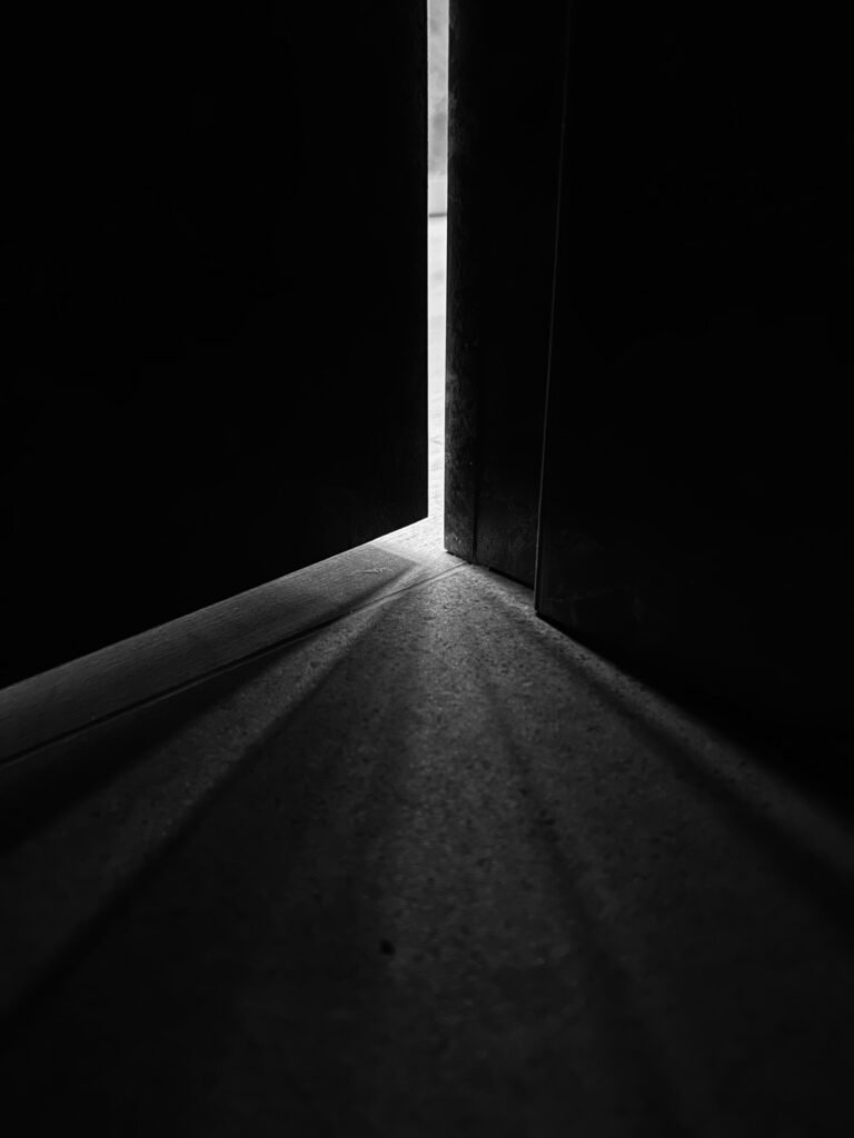 In the dark, 2025. by Alisa Kishchenko, exhibited at Aurea Photo Gallery.